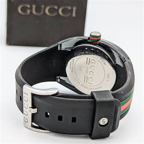 gucci 137.1 watch|GUCCI SYNC Watch Ref. 137.1 Original Strap! Swiss .